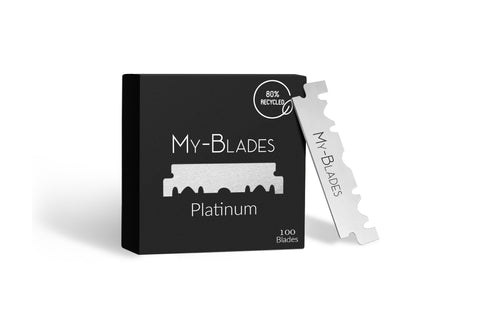 PLATINUM SINGLE EDGE RAZOR BLADES 100CT.