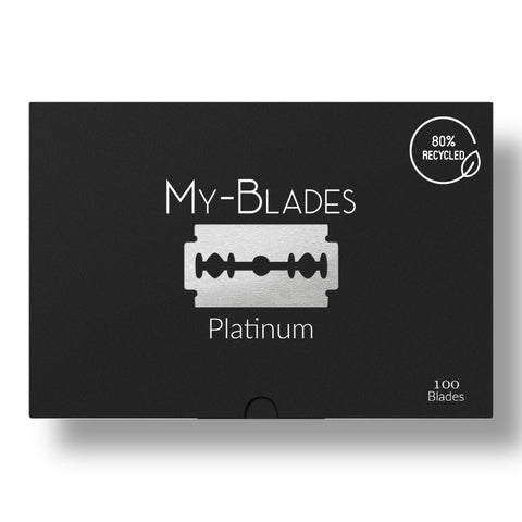 PLATINUM DOUBLE EDGE RAZOR  BLADES 100CT.