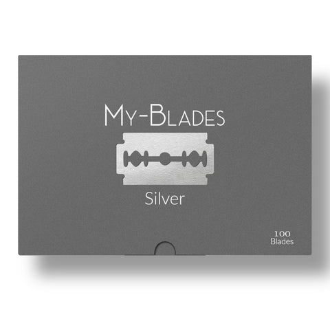 SILVER DOUBLE EDGE RAZOR  BLADES 100CT.